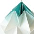 Suspension Origami Moth XL Gradient Turquoise